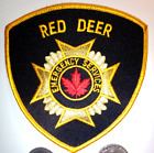 Cimier patch des services d'urgence de Red Deer