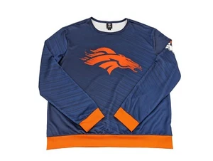 Ropa del equipo de la NFL para hombre Denver Broncos manga larga cuello redondo sudadera talla XL - Imagen 1 de 11
