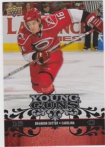 08-09 2008-09 UPPER DECK BRANDON SUTTER OVERSIZED YOUNG GUNS OYG3 HURRICANES - Imagen 1 de 1