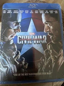 Captain America: Civil War (Blu-ray, 2016) Chris Evans, Robert Downey Jr. NEW - Imagen 1 de 2