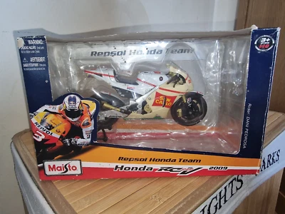 Maisto #31175 Honda RCV-212 2009 Die-Cast Bike 1/10 Scale SAN CARLO RARE - Image 1 of 3