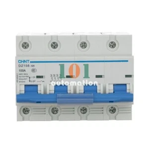 1PCS NEW FOR CHNT Circuit breaker DZ158-125 4P 63A/80A/100A/125A - Picture 1 of 1