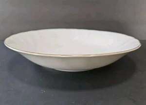 Mikasa Wedding Band Soup Bowl Gold Rim Swirl Fine China L9709 Japan Multiples - Picture 1 of 6