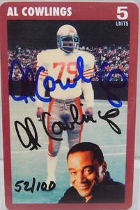 Al Cowlings San Francisco 49ers Signed 1995 Int'l Sports Show Phone Card JSA Aut - Picture 1 of 3