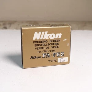 Nikon FE2/FA/FM2N pantalla de enfoque tipo E2 líneas de cuadrícula en caja - Imagen 1 de 4