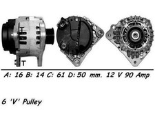 Genuine WAI Alternator for Volkswagen Polo Dune AZQ 1.2 Litre (05/2004-12/2005)