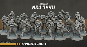 Remnant E-11 Blaster / Specialist Desert Troopers -Star Wars Legion compatible J