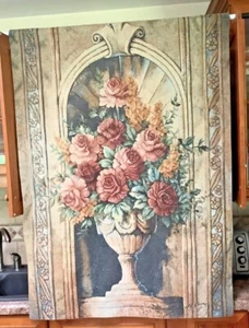 Vintage hängende Wandkunst Wandteppich 48"x36" kostenloser Versand - Bild 1 von 1