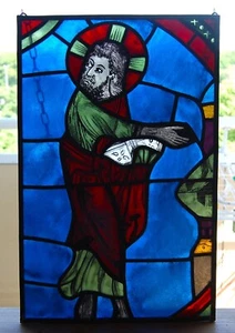 Bleiverglasung, Glasbild, Fensterbild, St. Josef Heiliger Relief Kirche Religion - Picture 1 of 1