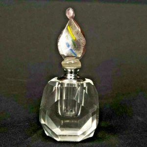 Two's Company Va Bene Murano Aventurine Art Glass & Crystal Perfume Bottle - Picture 1 of 7