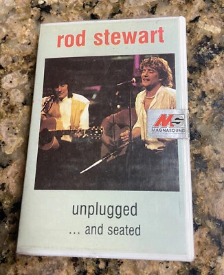 Rod Stewart Unplugged and Seated India IMPORT Cassette Tape Clam Shell - Image 1 of 4