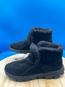 Skechers Winter Boot On-the-Go Chugga 13653 Women's Sz 8US/EU38 Black Suede - Picture 1 of 9