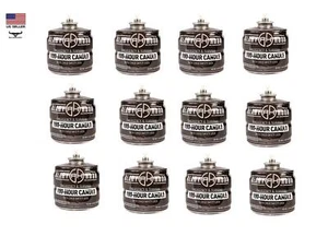 12 pack 100 Hour Emergency Candle Safe Clean-Burn Odorless Smokeless Long Term - Picture 1 of 8