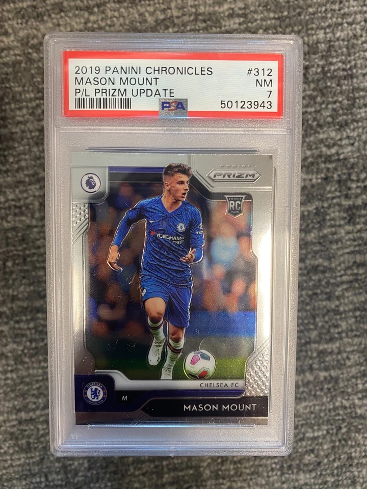 2019 PANINI CHRONICLES Mason Mount #312 Prizm Update Chelsea PSA 7 - Image 1 of 1