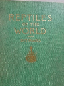 Reptilien der Welt von Raymond Ditmars 1941 Hardcover grün MacMillan Co - Bild 1 von 16