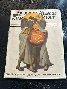 NOVEMBER 2 1935 Saturday Evening Post Magazine - HALLOWEEN - JOL - Imagen 1 de 1