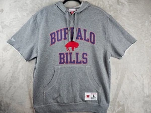 Buffalo Bills Mitchell & Ness NFL L Large Hoodie Cut Off Sleeves Blau Neu - Bild 1 von 6