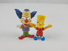 The Simpsons Bobbleheads Bart Simpson 1.5" & Crusty The Clown 1.75"