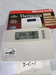 Termostato Honeywell CT3600 7 días programable - Imagen 1 de 3