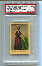 1952 1959 Dutch Gum Movie Cards "A" Set 106 Marilyn Monroe PSA 3 VG vintage film