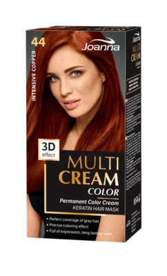 Joanna Multi Cream Precise Color Hair Dye Intensive Copper Effect 3D Shine No 44