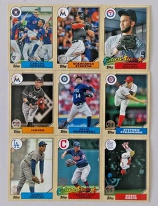 2017 TOPPS SERIE UNO 1987 30 AÑOS ANIVERSARIO INSERTO - COMPLETA TU CONJUNTO - Imagen 1 de 6