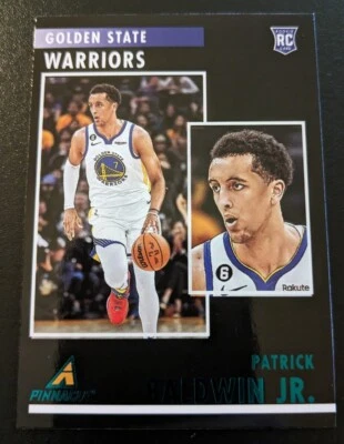 2022-23 Chronicles Basketball Patrick Baldwin Pinnacle Teal Rookie #91 Warriors - Image 1 of 4