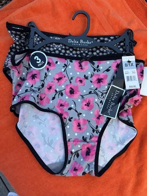 Delta Burke Women's Brief Underwear Panties 1X Polyester 2 pairs - Image 1 of 2