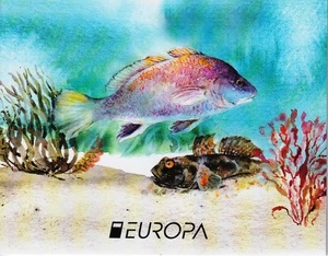 Bulgaria Bulgaria 2024 MH 25 Mi. 5684-85 ** MNH Europa-Cept Piscis Fish - Imagen 1 de 1