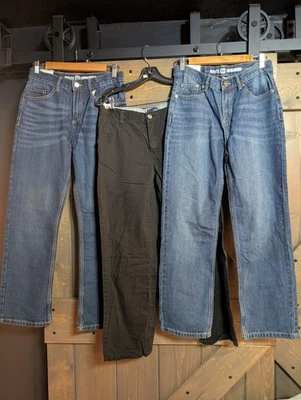 3 Pair Boys Youth Size 14H NWT Route66 Straight Leg, Relaxed Fit,BlackDresspants - Image 1 of 4