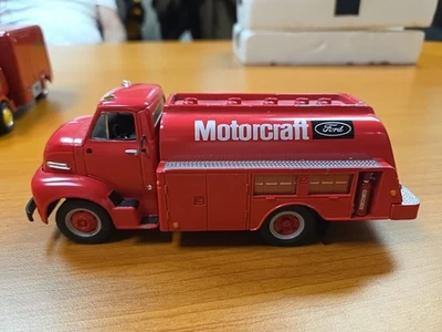 1950 Motorcraft Ford F-6 Fuel Tanker die-cast truck model 1:34 scale Very Rare - Image 1 of 4