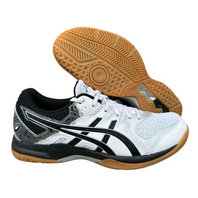 ASICS Womens Size 9.5M White Gel Rocket 9 Training Sneakers Low Top Lace Up - Image 1 of 4