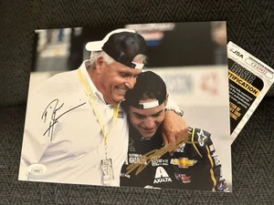 Rick Hendrick & Jeff Gordon NASCAR signiertes 8 x 10 Foto JSA authentifiziertes Echtheitszertifikat - Bild 1 von 1