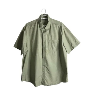 Denver Hayes by Khakis Men's Light Green Casual Button-Down Shirt - Foto 1 di 6