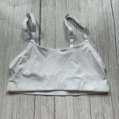 NUEVO Bralette deportivo inalámbrico convertible ilimitado Natori 755195 blanco talla S Foto 1 de 3