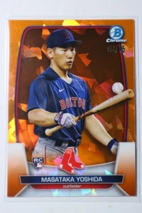 2023 Bowman Chrome - Masataka Yoshida #75 Orange Refractor /75 (RC) - Picture 1 of 2