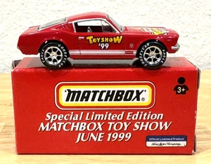 Vintage 1999 Matchbox Toy Show Hershey PA 1965 Ford Mustang Car In Original Box - Picture 1 of 10