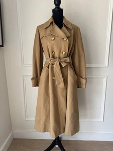 VTG ILGWU Robinson’s 100% Camel Hair Women’s Coat | Beige | Sz S-M - Picture 1 of 21