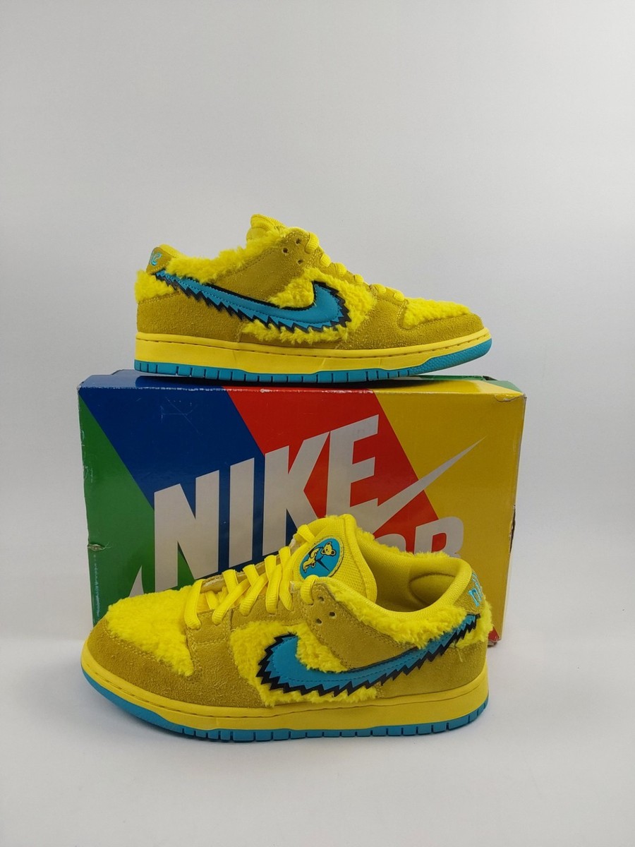 Preços baixos em Nike Dunk Low SB x Grateful Dead Yellow Preços baixos em Nike Dunk Low SB x Grateful Dead Yellow