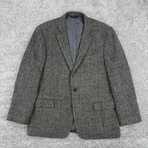 Brooks Brothers Harris Tweed Blazer Mens 44R Regent 100% Pure New Wool Old Money - Picture 1 of 11