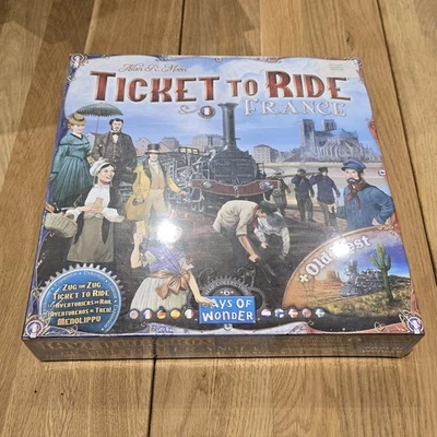 Days of Wonder Ticket to Ride FRANCE/OLD WEST Board Game EXPANSION. Sealed. - Image 1 of 3