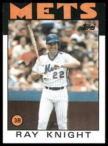 1986 Topps #27 Ray Knight New York Mets Baseball - Picture 1 of 2