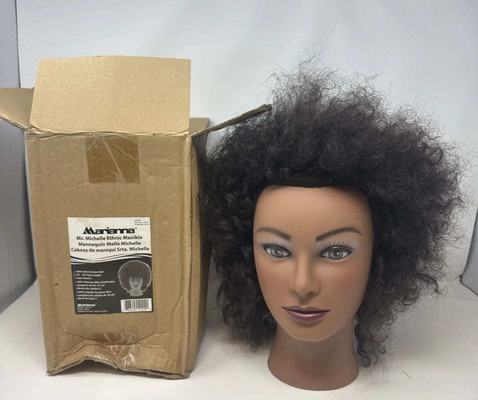 Marianna Ms. Michelle Female Cosmetology Hair Model Mannequin Head #14114 - Image 1 of 4