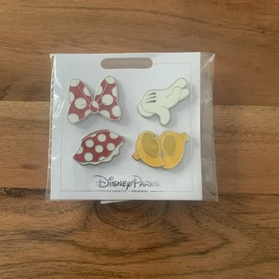 New Disney Parks Best of Minnie Mouse Icon Body Parts 4-Pin Booster Pack Set - Image 1 of 2