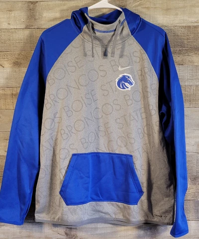 Nike Therma-fit Boise State Broncos Hoodie Pullover Size XL SEE MEASUREMENTS Cover