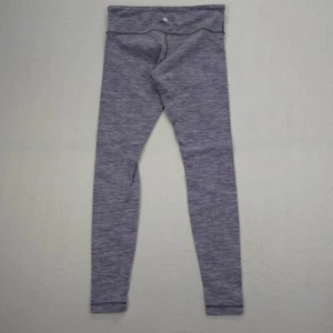 Lululemon Wunder Under Pants Womens 6 Gray Stretch Workout Running Gym Pocket - Imagen 1 de 8