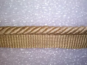 8 yards CORD W/ LIP 3/8" - BEIGE - Upholstery Cording Drapery Chair Fabric Trim - Picture 1 of 1