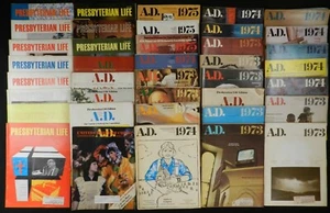 Presbyterian Life & A.D. Magazine, Early 1970's, Church, Religion, Lot of 39 - Bild 1 von 6