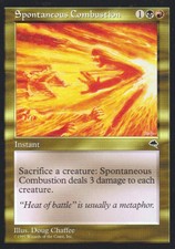 4x Spontaneous Combustion MTG Tempest NM Magic Regular