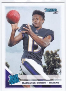 Marquise Brown 2019 Donruss Rated Rookie #312 RC Baltimore Ravens - Picture 1 of 1
